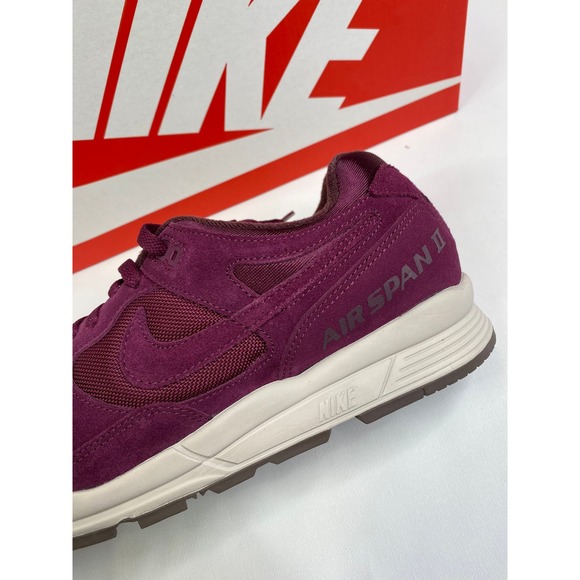 NWB Nike Air Span‎ 2 Premium, Bordeaux/ Desert Sand, Sz 11.5 - Picture 8 of 8